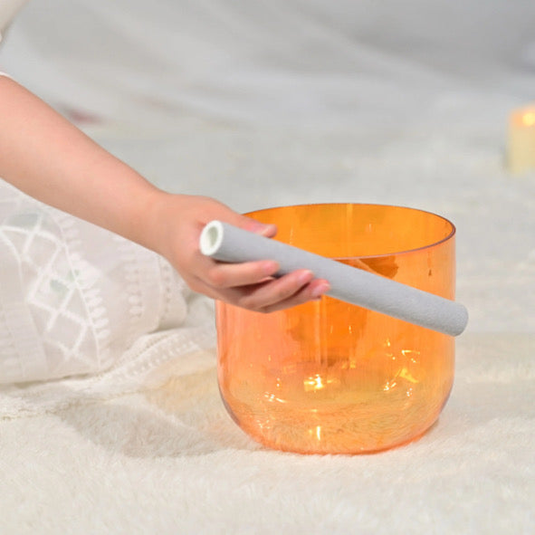 Orange Alchemy Quartz Singing Bowls