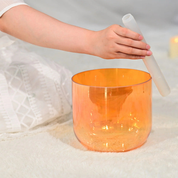 Orange Alchemy Quartz Singing Bowls