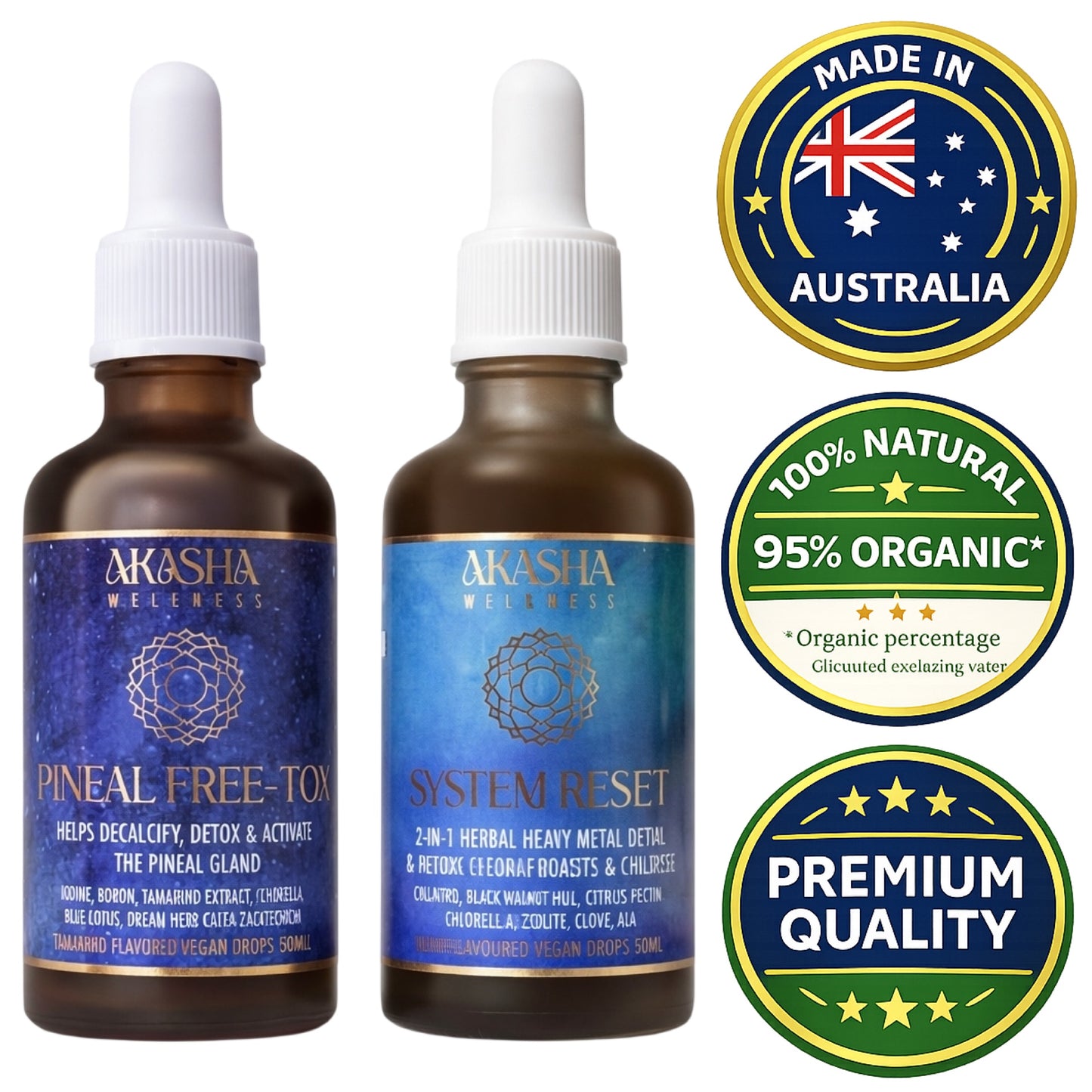 Total Reset Bundle - System Reset Heavy Metal & Parasite Cleanse & Pineal Free-Tox