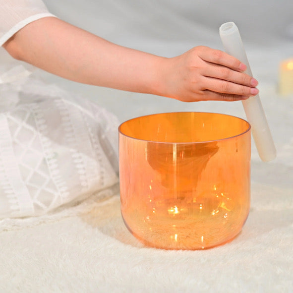 Orange Alchemy Quartz Singing Bowls