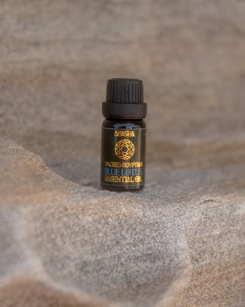 Sacred Egyptan Blue Lotus Essential Oil. Pure, Organic, Wild